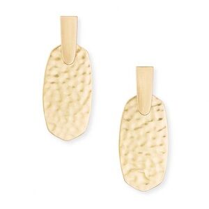 Kendra Scott Aragon Hammered Earrings Gold